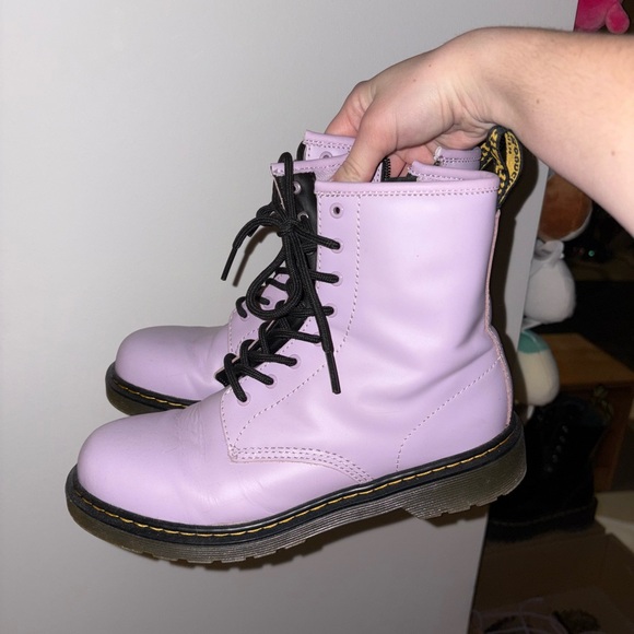 Dr. Martens Shoes - purple doc marten boots